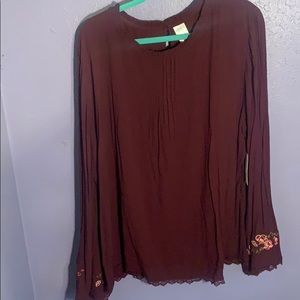 Plum blouse